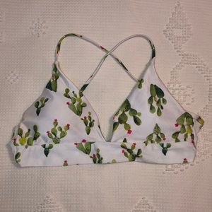 Cute Cactus bikini top!